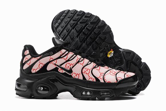 Cheap Nike Air Max Plus Black Pink Red TN Men's Shoes-156